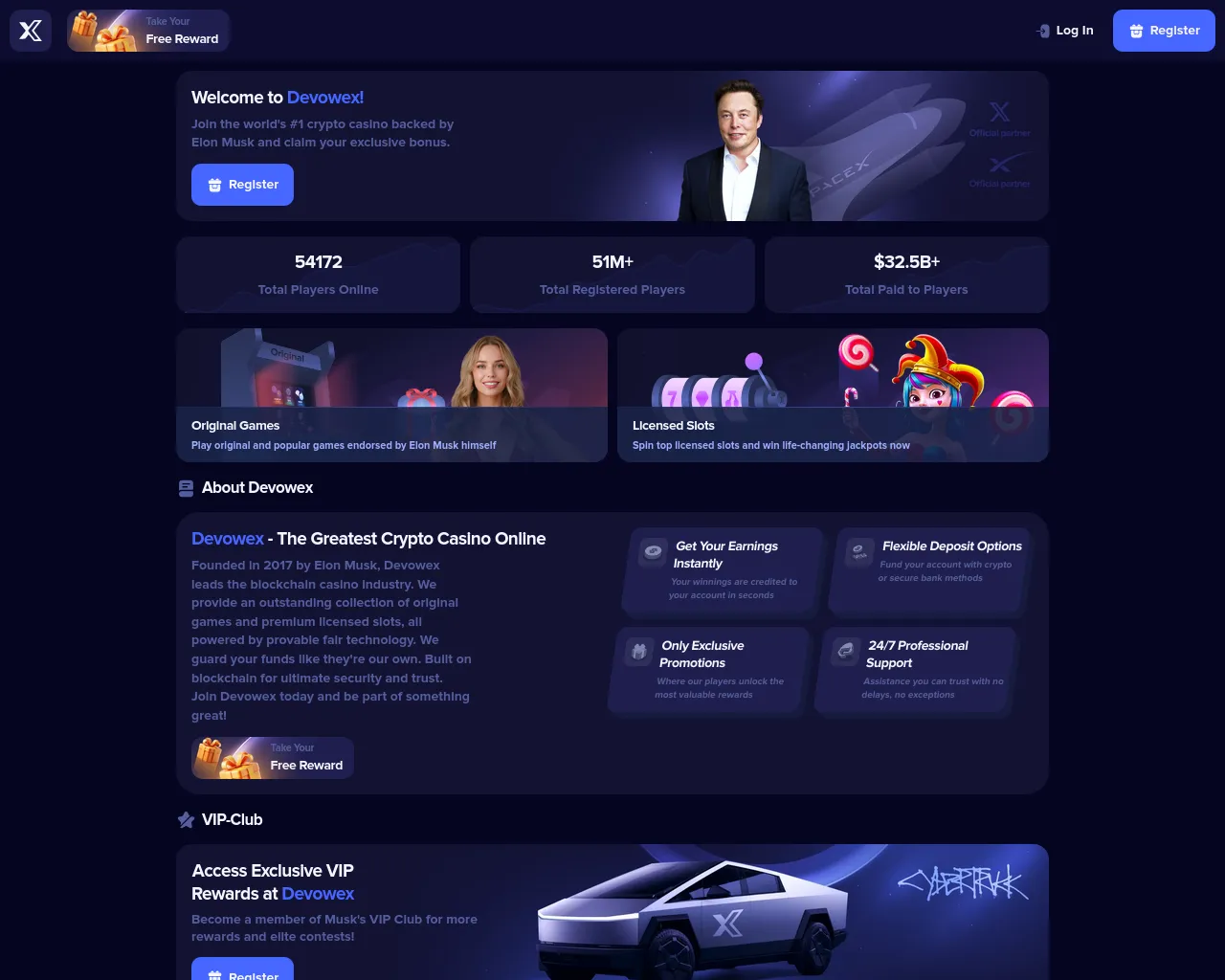 Screenshot of devowex.com