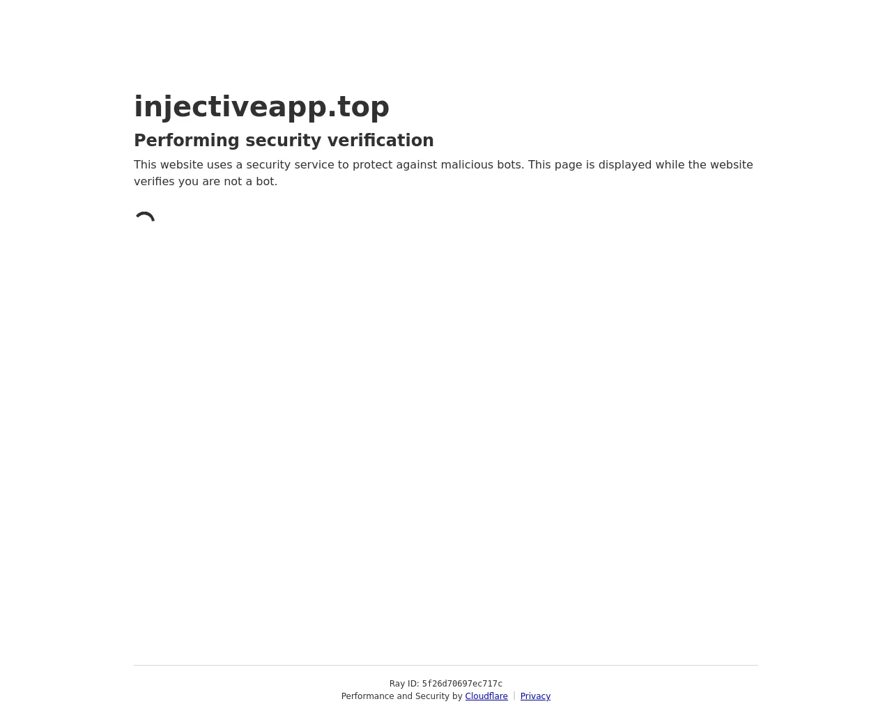 Screenshot of injectiveapp.top