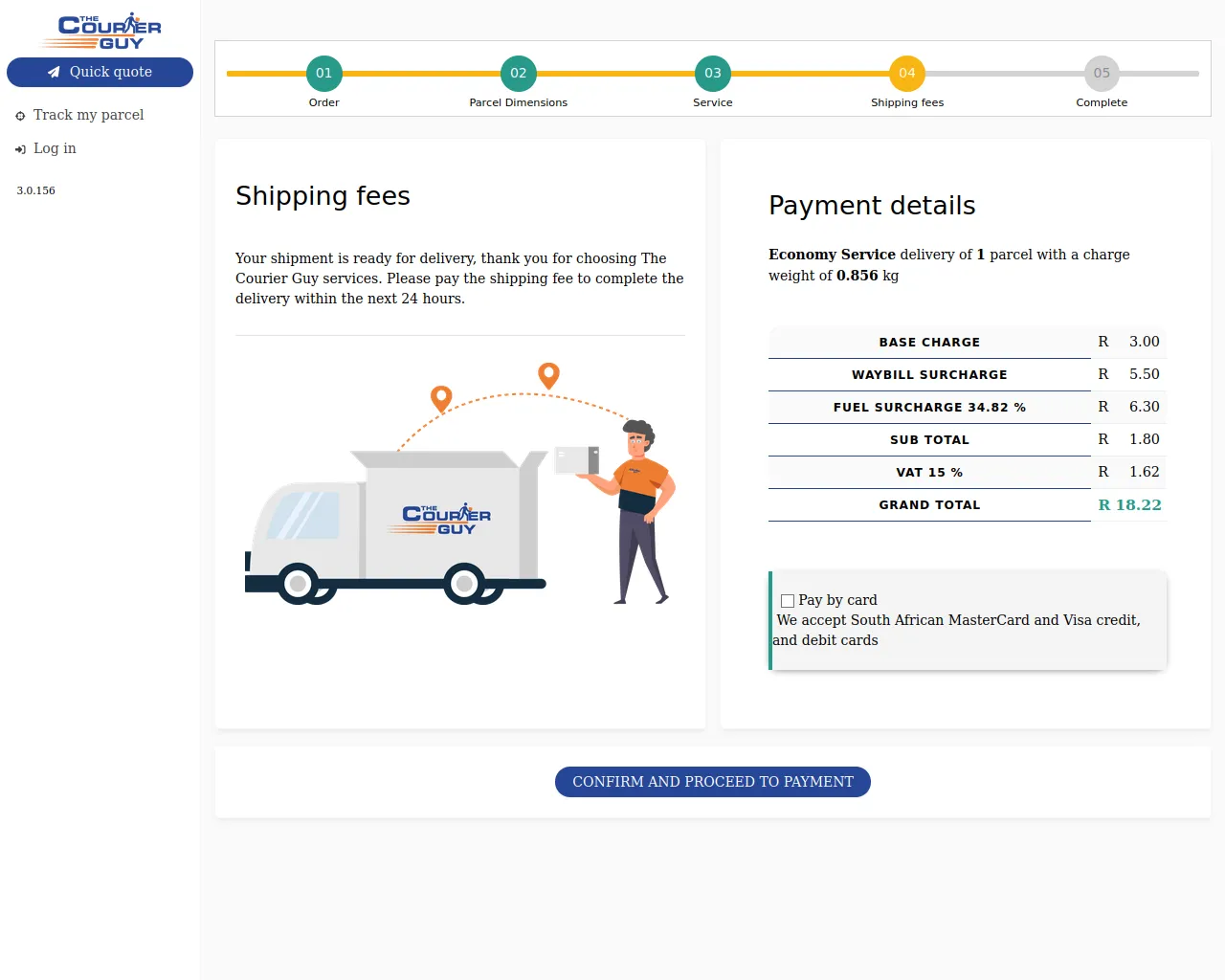 Screenshot of couriguydeliever.netlify.app