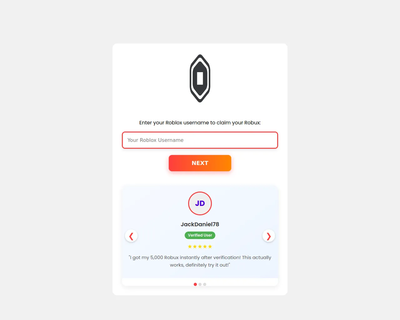 Screenshot of robuxdeals.vercel.app