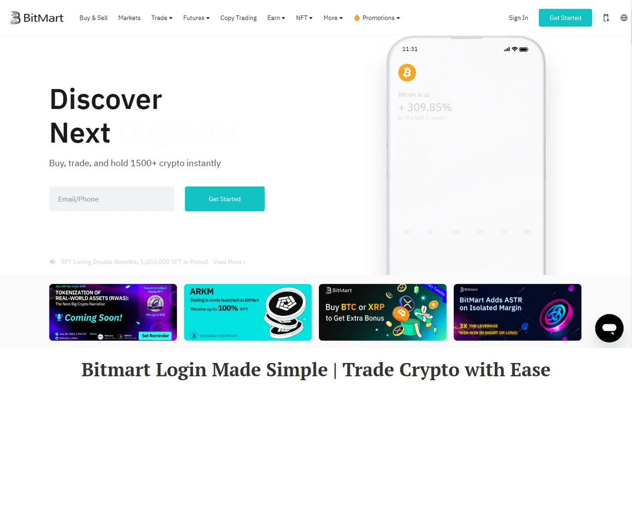 Screenshot of bitmartleogene.webflow.io