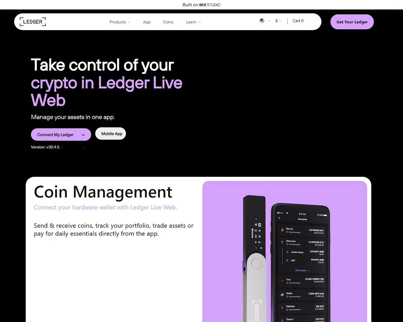 Screenshot of livestart-ldge.wixstudio.com