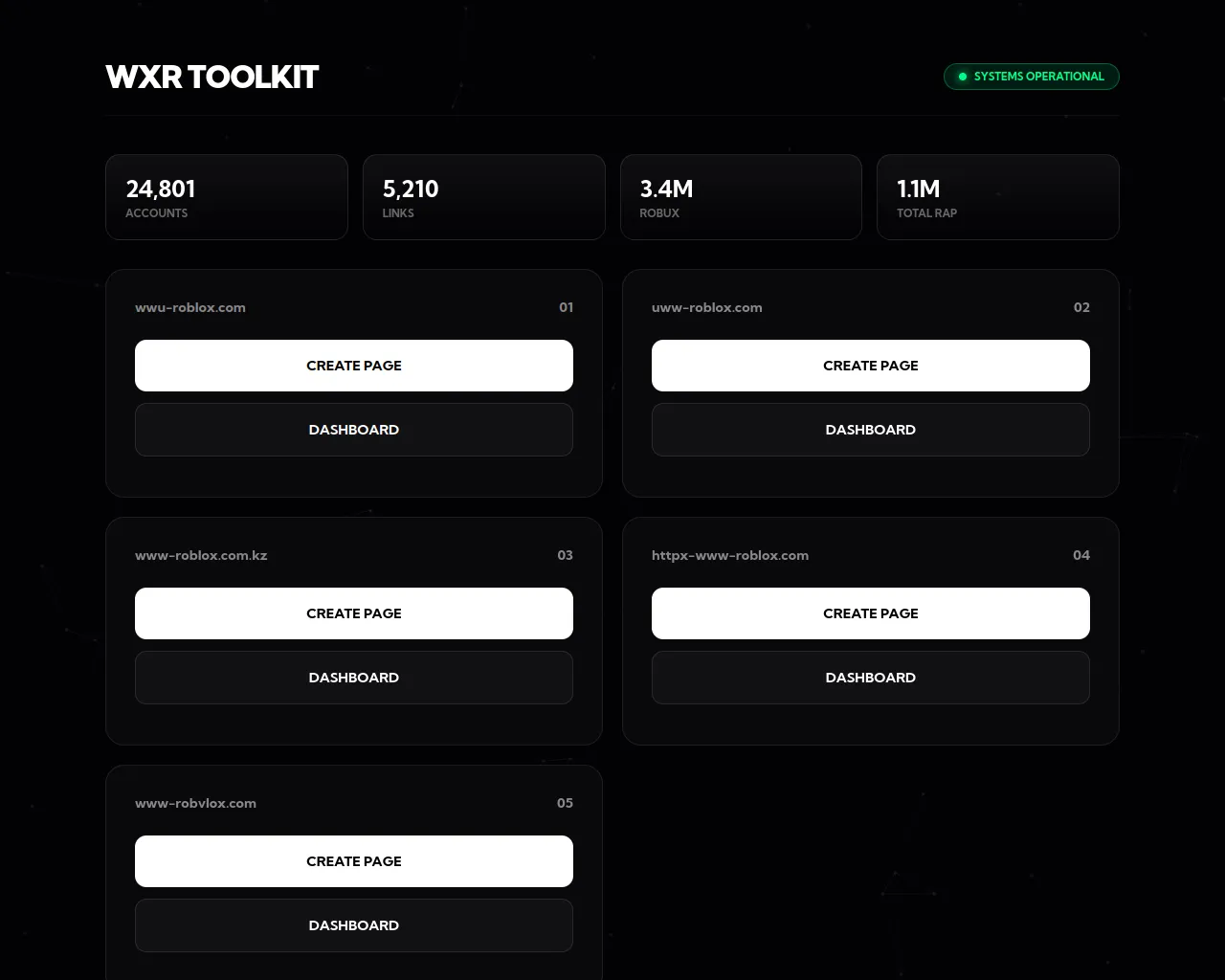 Screenshot of uww-roblox.com