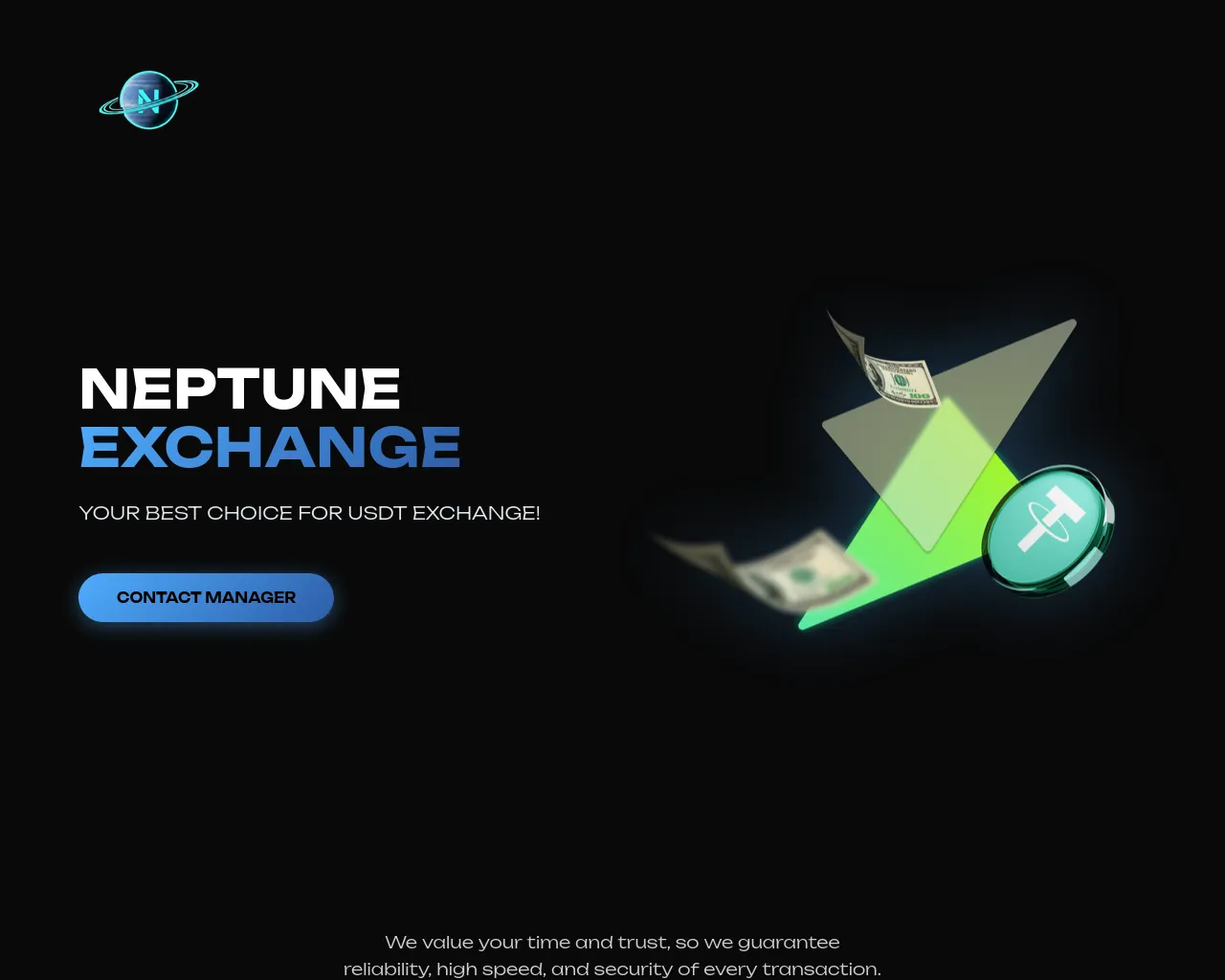 Screenshot of neptune-exchange.world