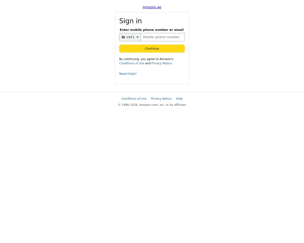 Screenshot of amazon-ae-relay.apps.prov.cx