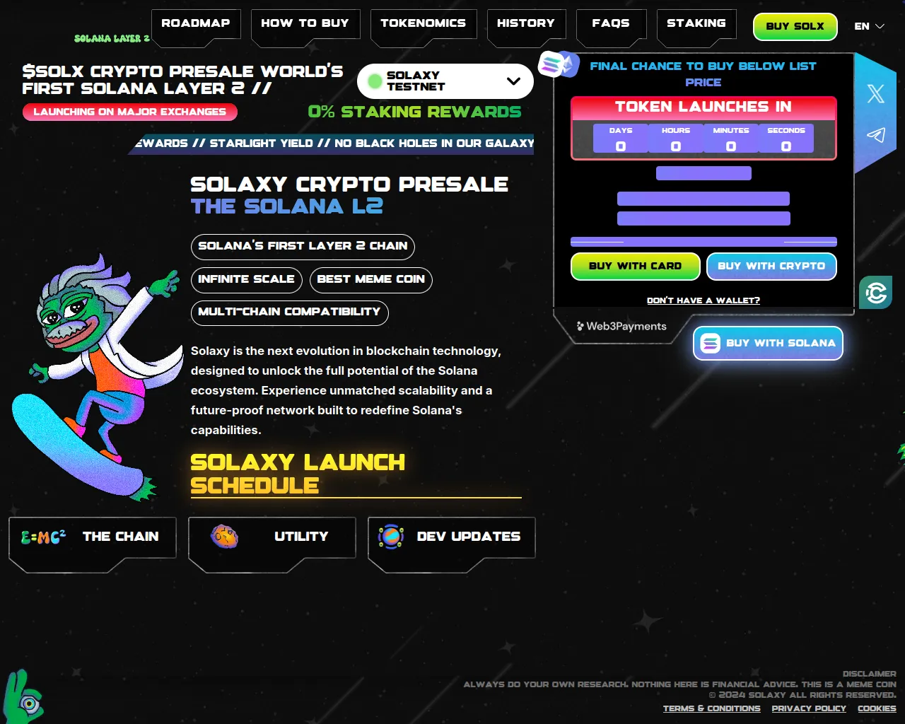 Screenshot of solaxypresc.com