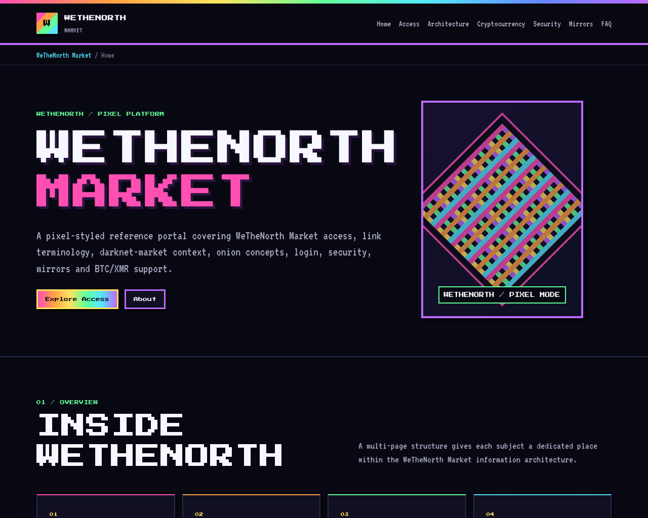 Screenshot of wethenorth-dark.co