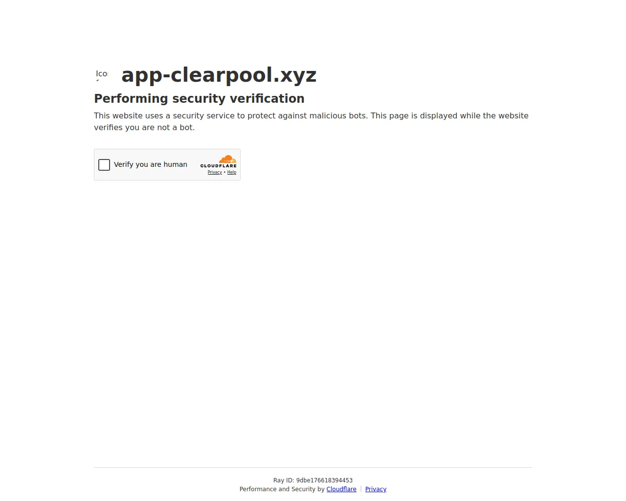 Screenshot of app-clearpool.xyz