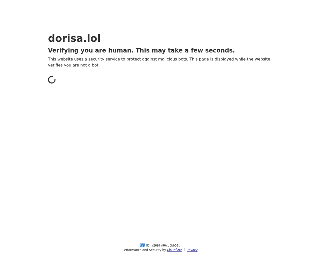 Screenshot of dorisa.lol