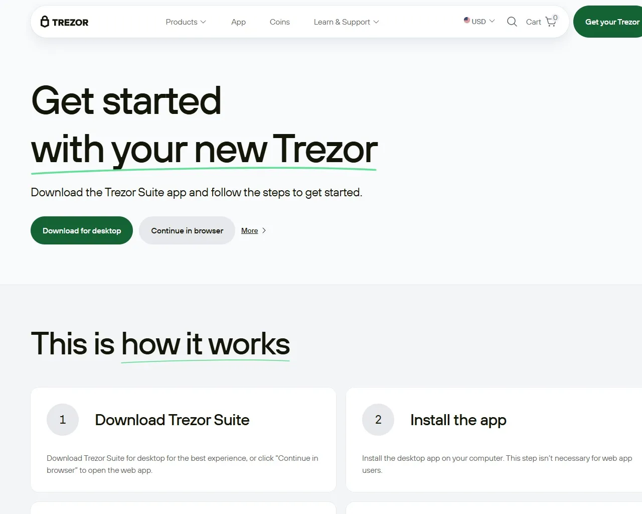 Screenshot of i9hhk79i-trezor.vercel.app