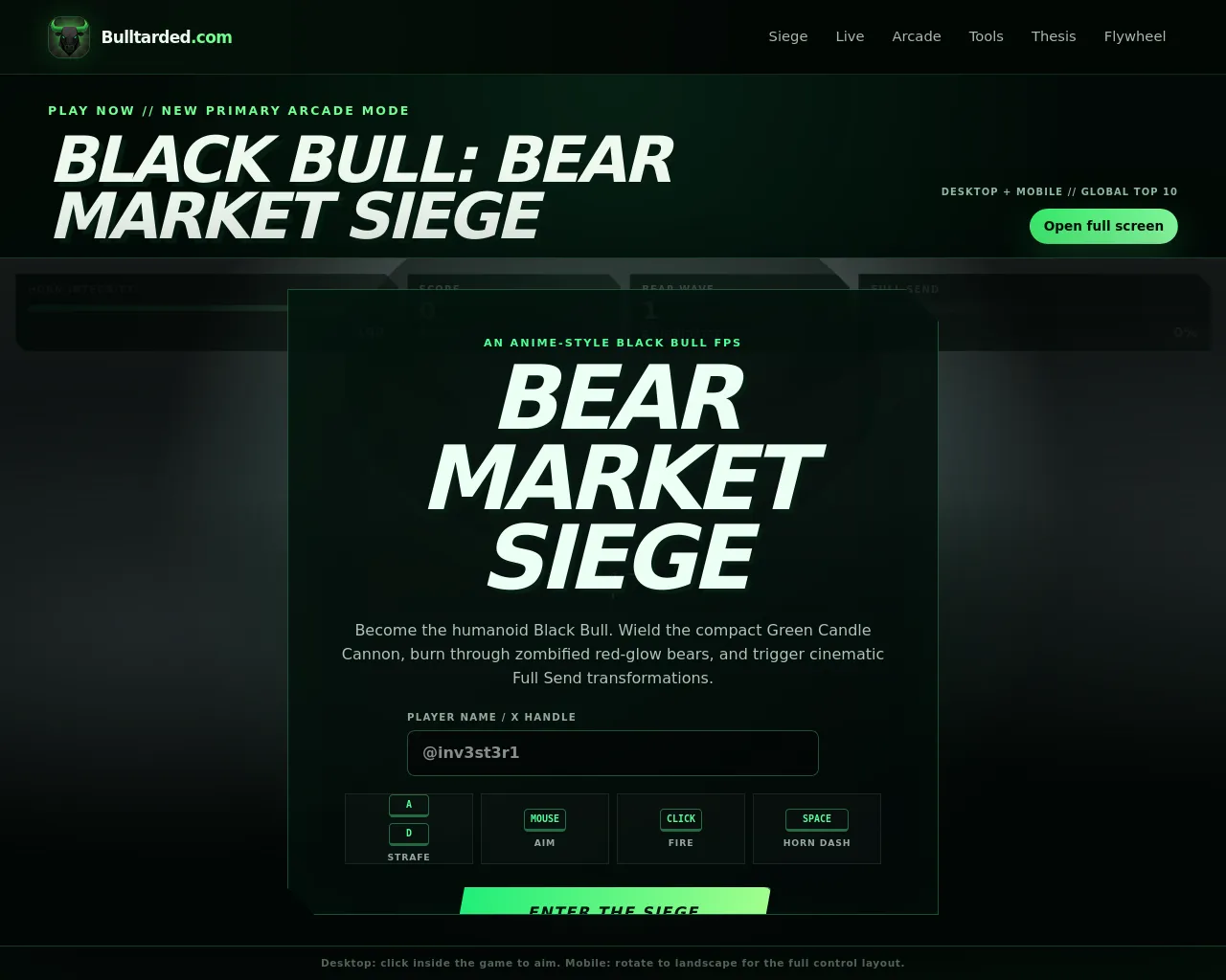 Screenshot of bulltarded.com