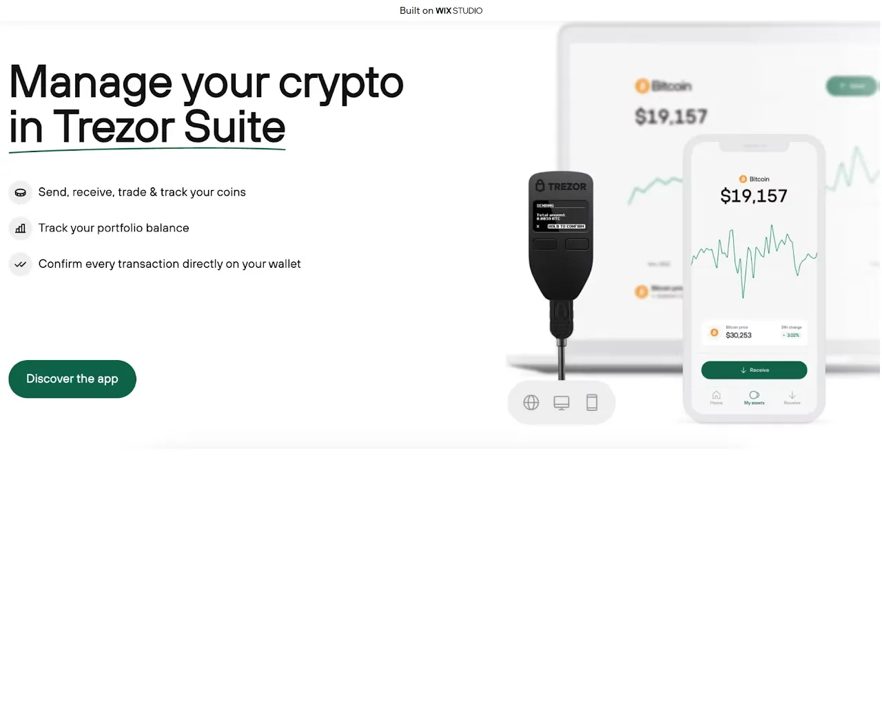Screenshot of trezioosrt.wixstudio.com