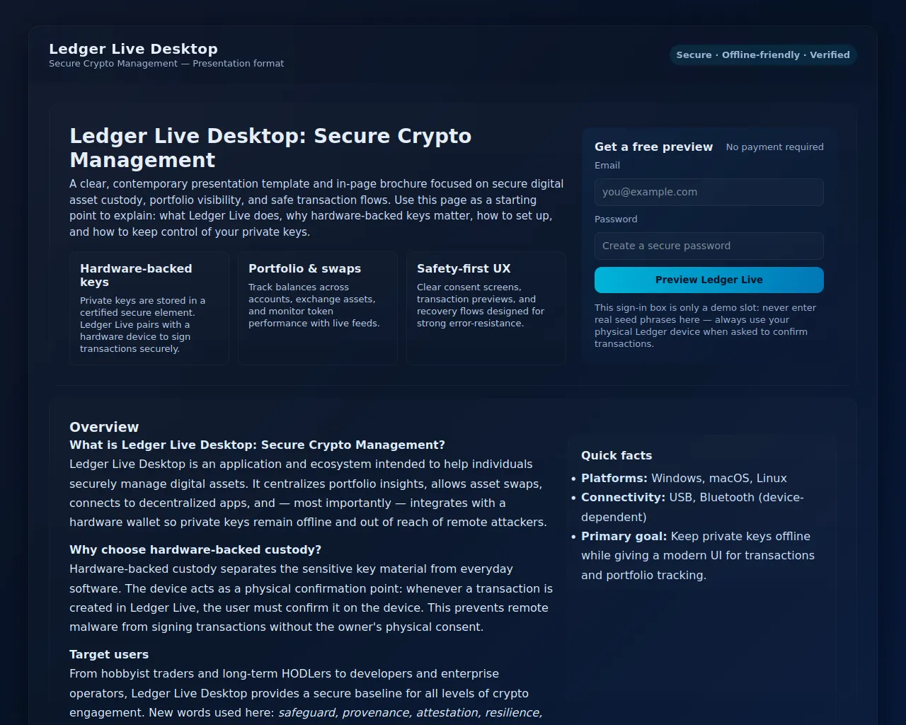 Screenshot of desktop-live-ledzarr.pages.dev