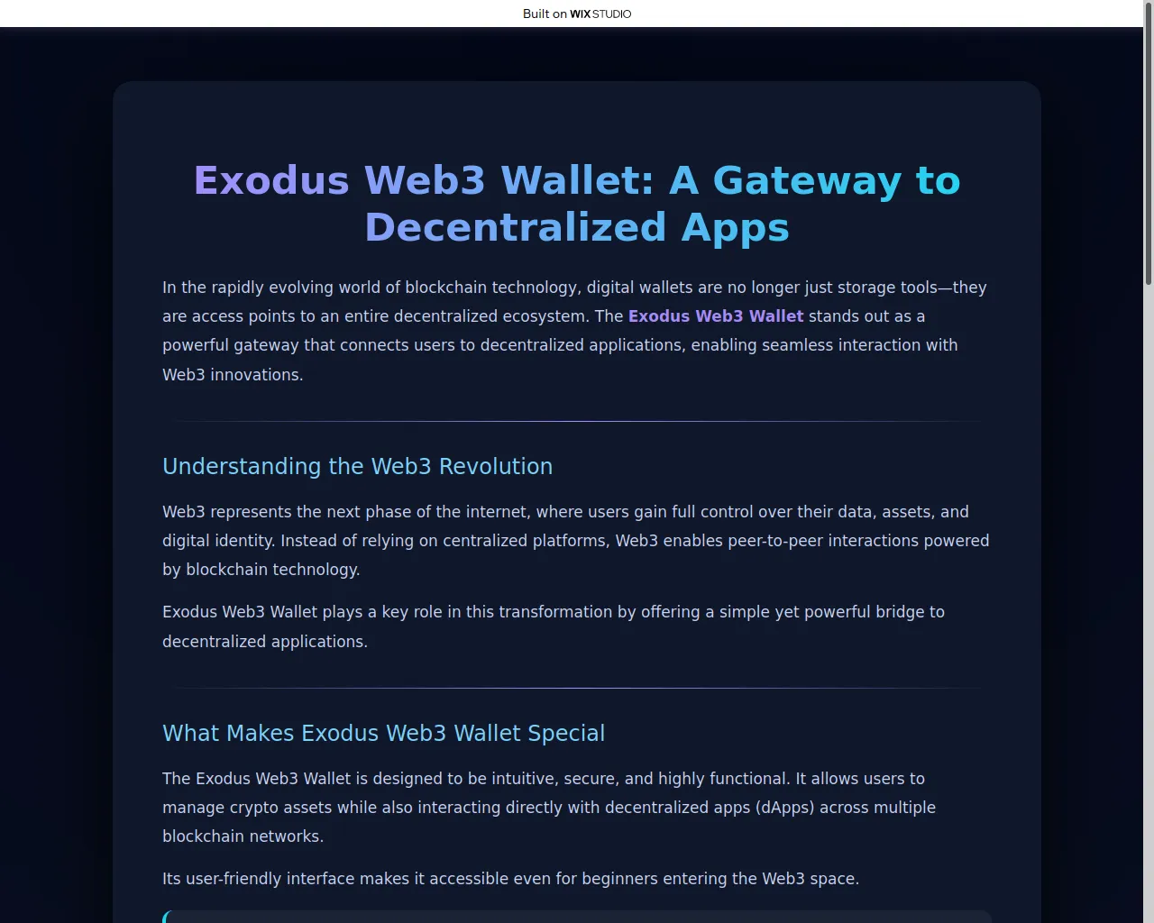 Screenshot of ex-ouds-us.wixstudio.com
