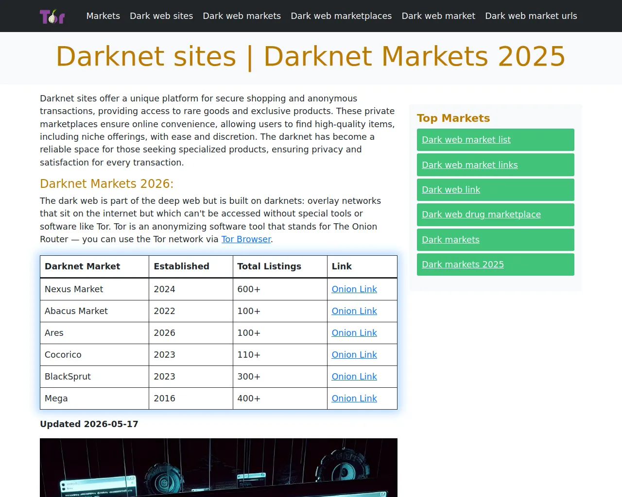 Screenshot of market-darknet.org