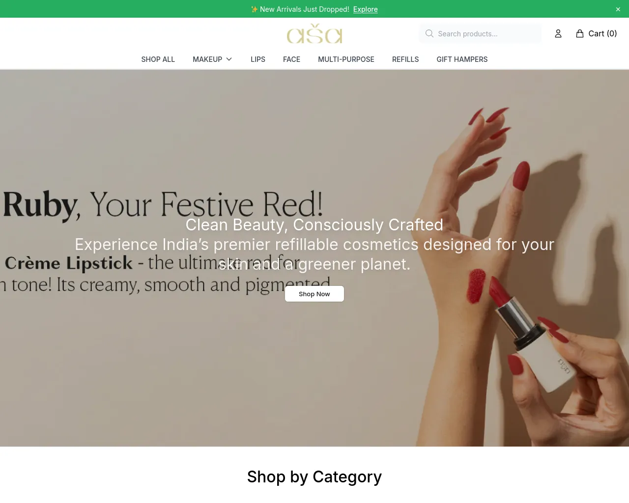 Screenshot of abrituals.shop