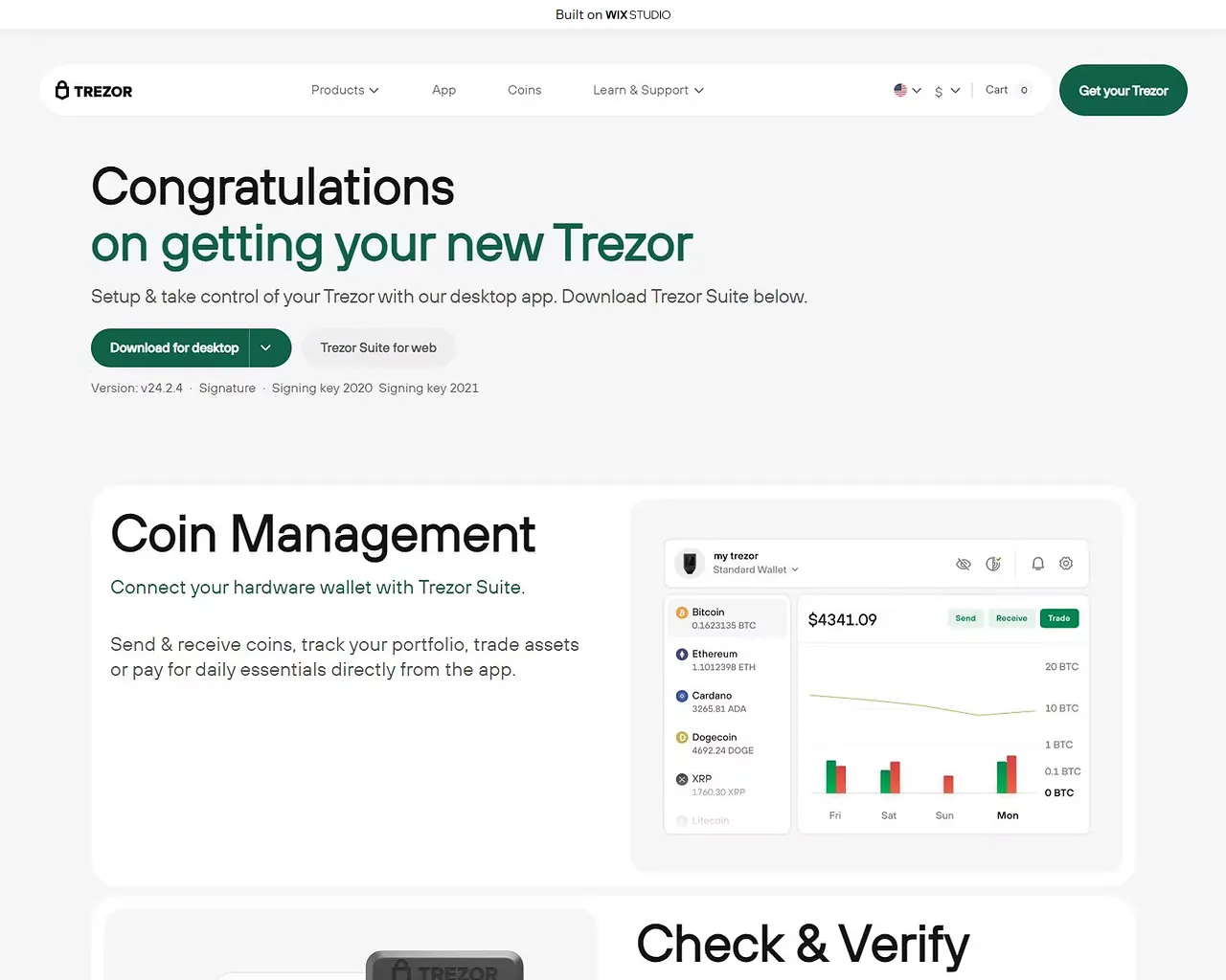 Screenshot of homepage-us-bridges.wixstudio.com