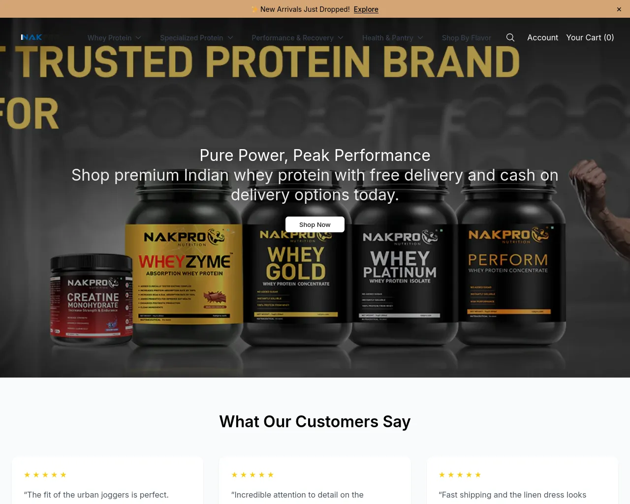 Screenshot of activeproteinlab.shop