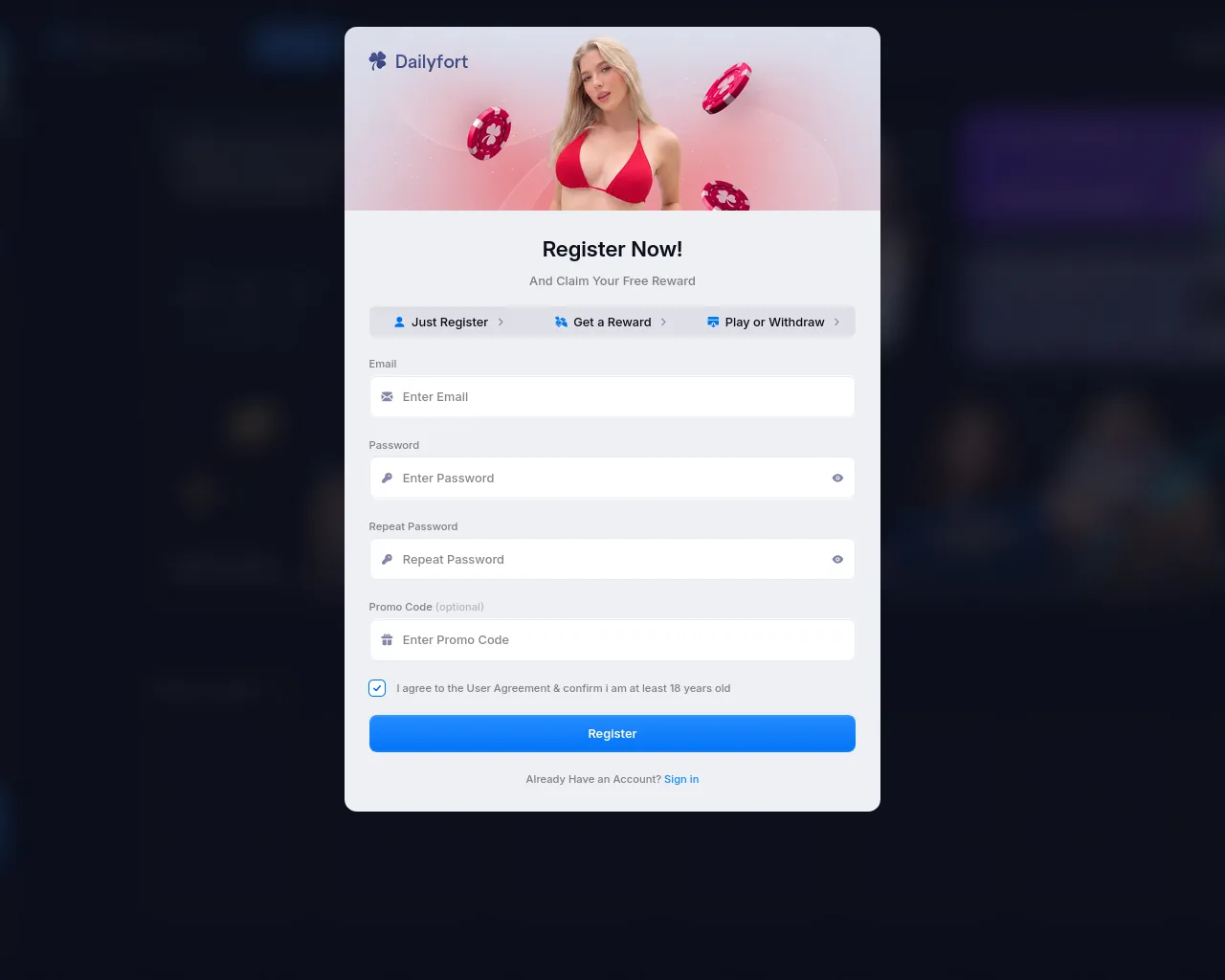 Screenshot of dailyfort.top