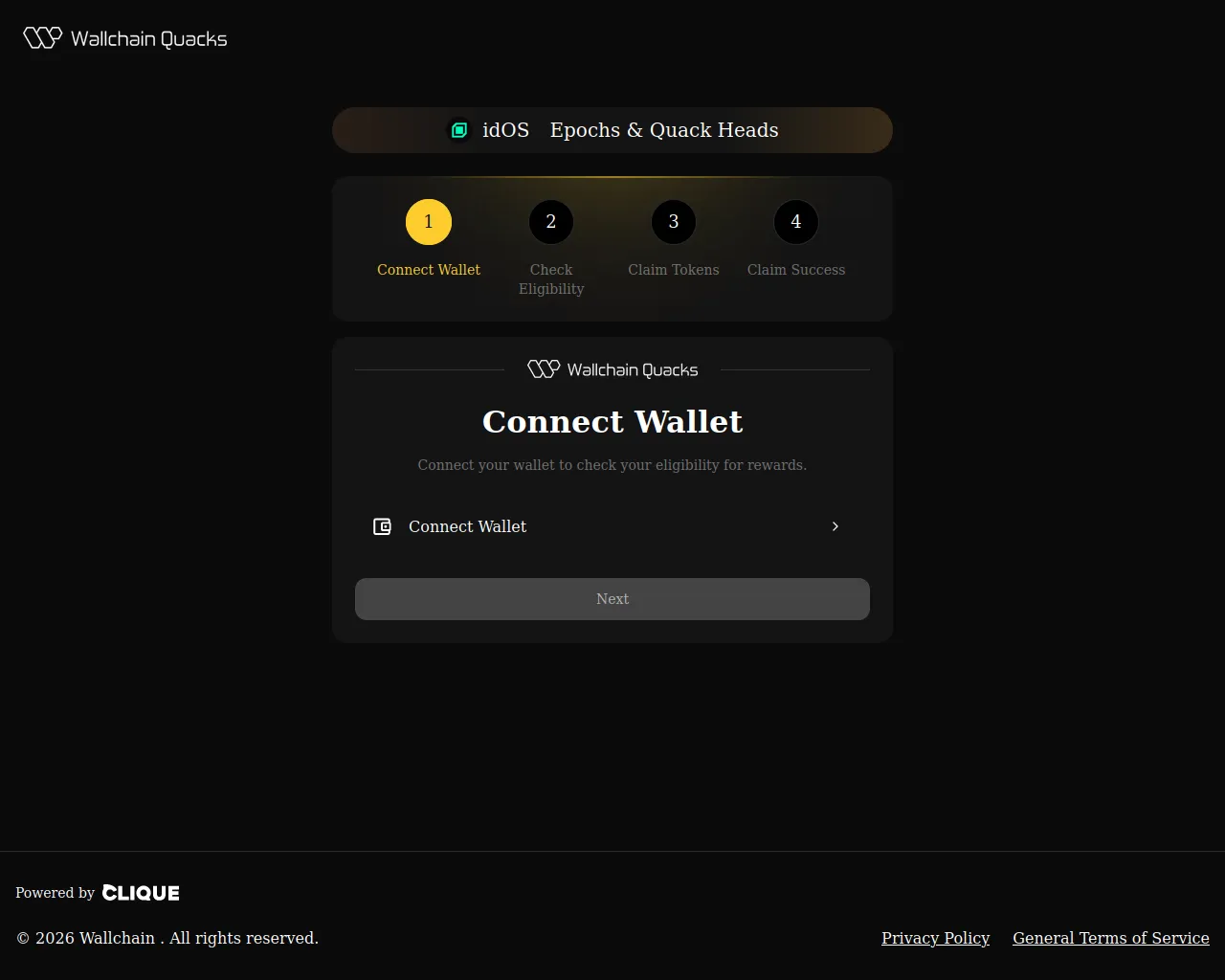 Screenshot of claim-wallchain.info