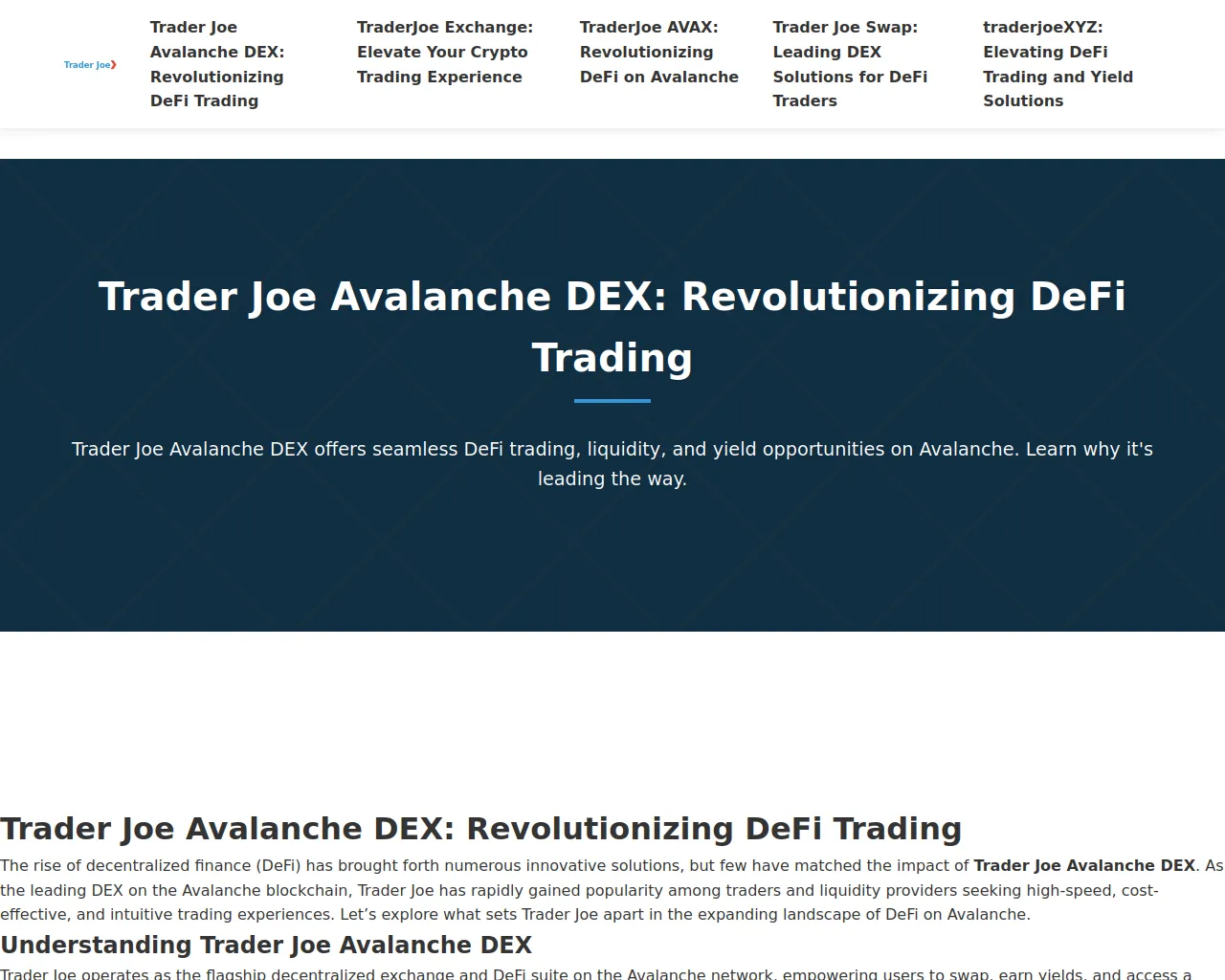 Screenshot of v2-traderjoexyz.net