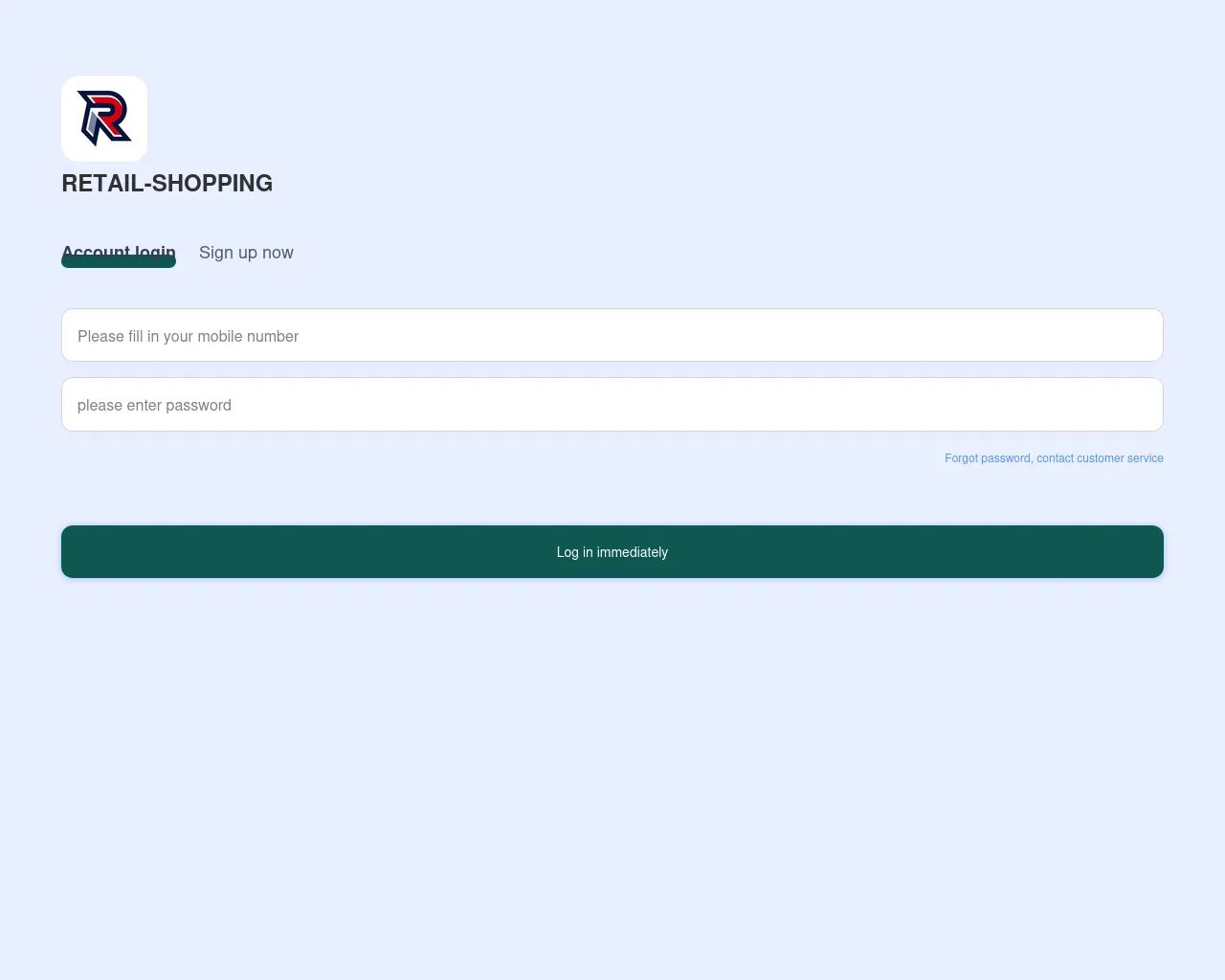 Screenshot of retail-shopping.shop