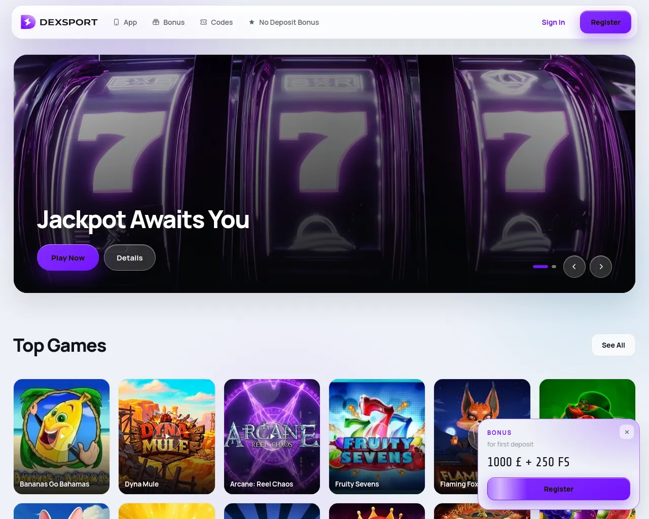 Screenshot of dexsport-uk.com