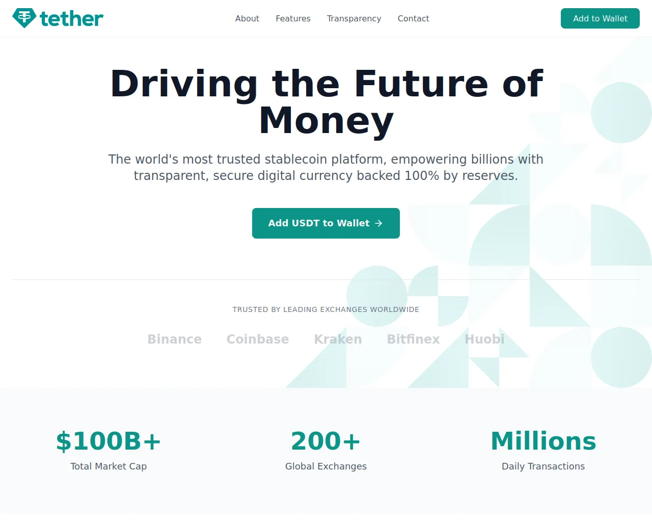 Screenshot of tether-1h9.pages.dev