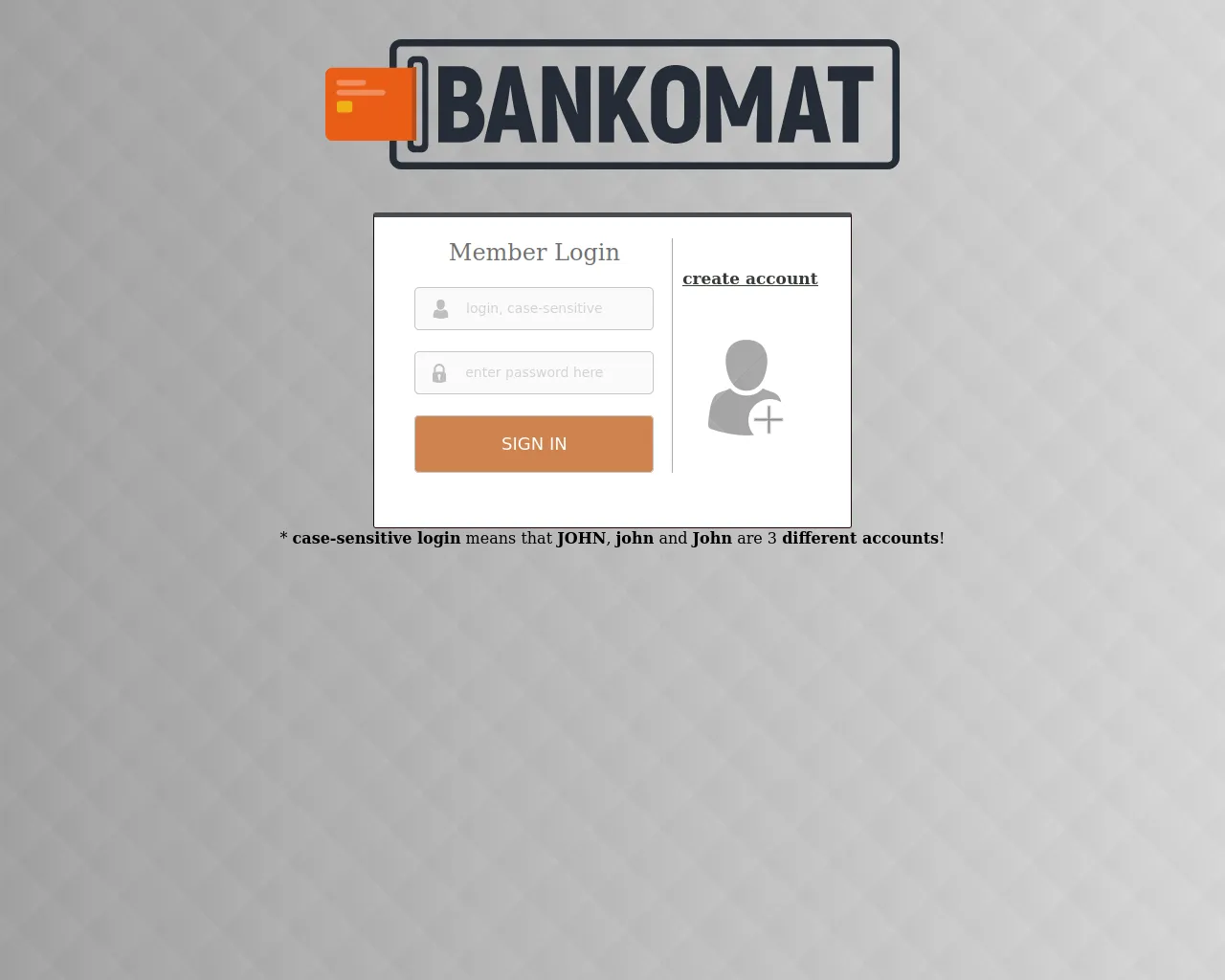 Screenshot of bankom.cc
