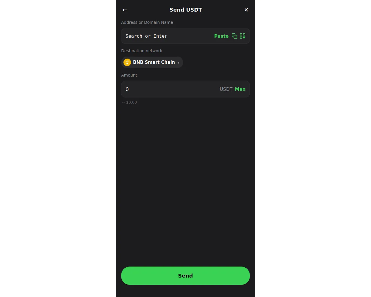 Screenshot of trustwalletusdt.in