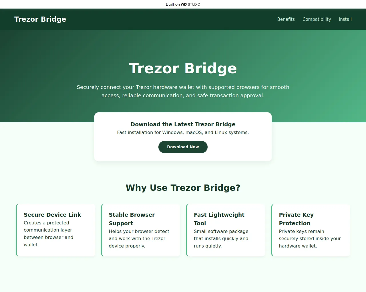 Screenshot of place-bridge.wixstudio.com