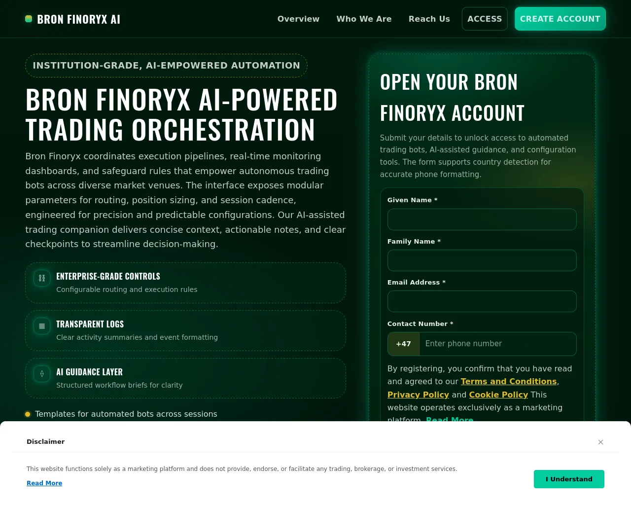 Screenshot of bronfinoryx-system.com