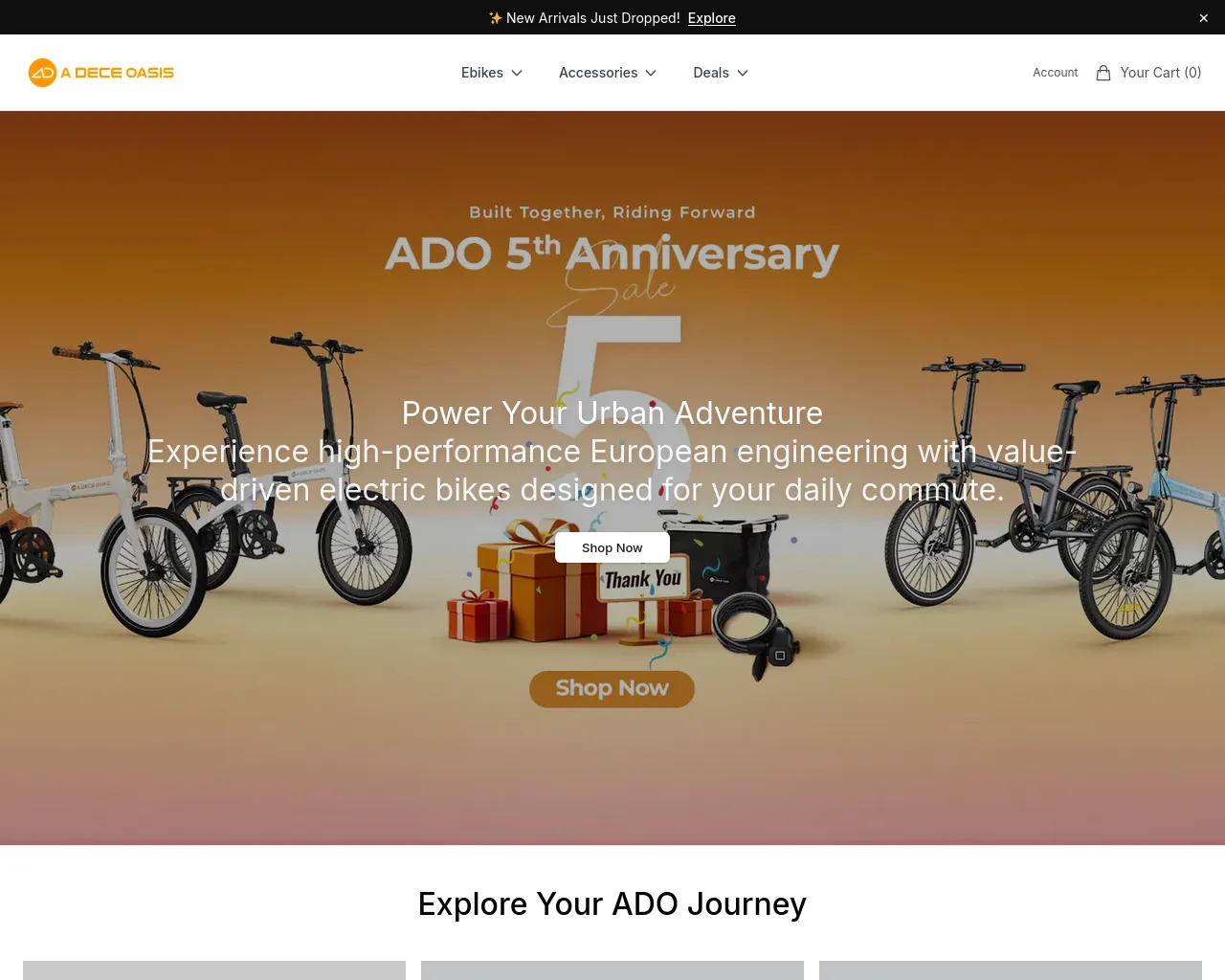 Screenshot of adoebikehub.shop