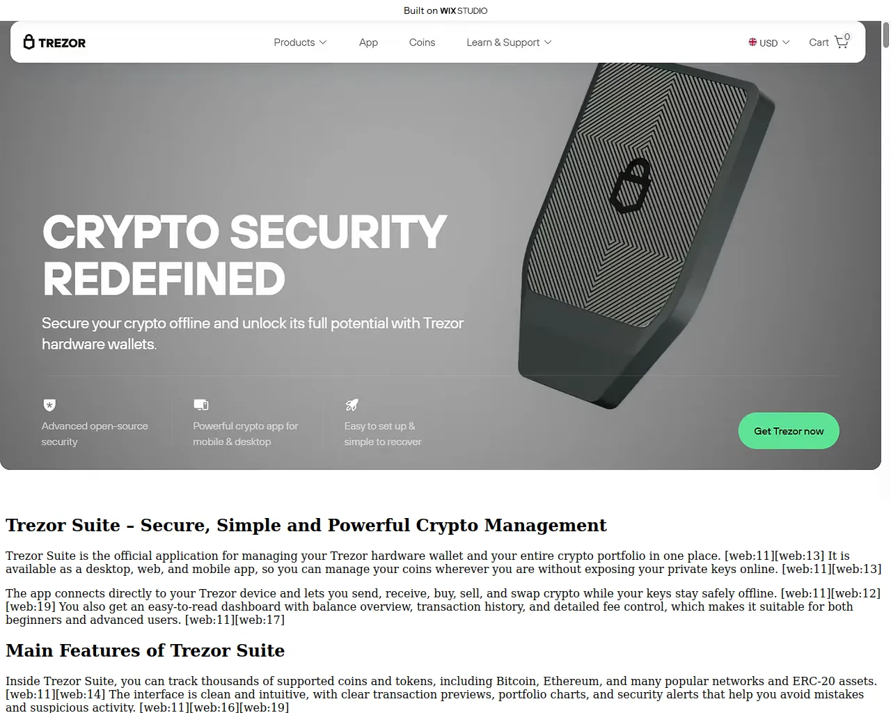 Screenshot of suited-trazo.wixstudio.com