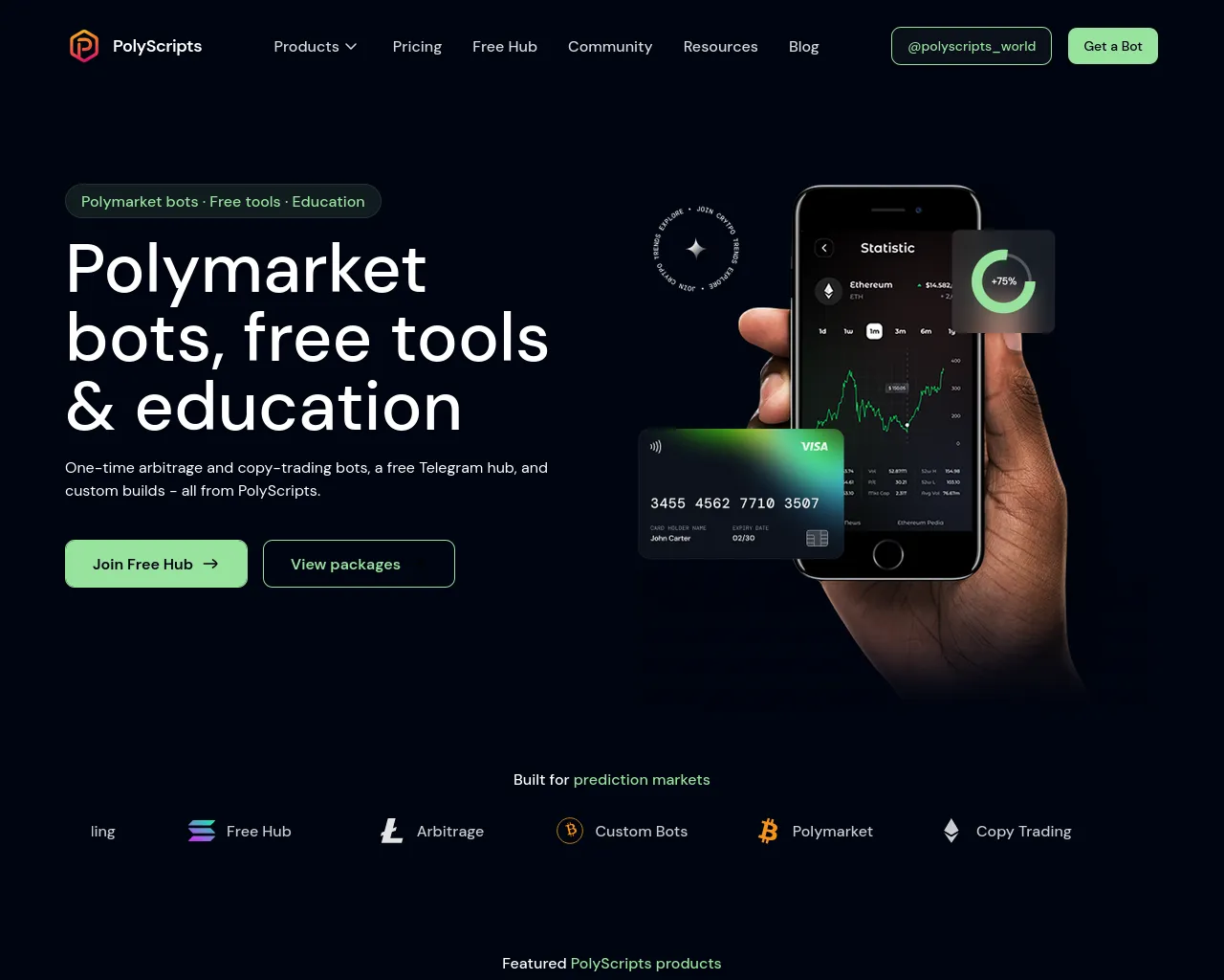 Screenshot of polyscripts.world