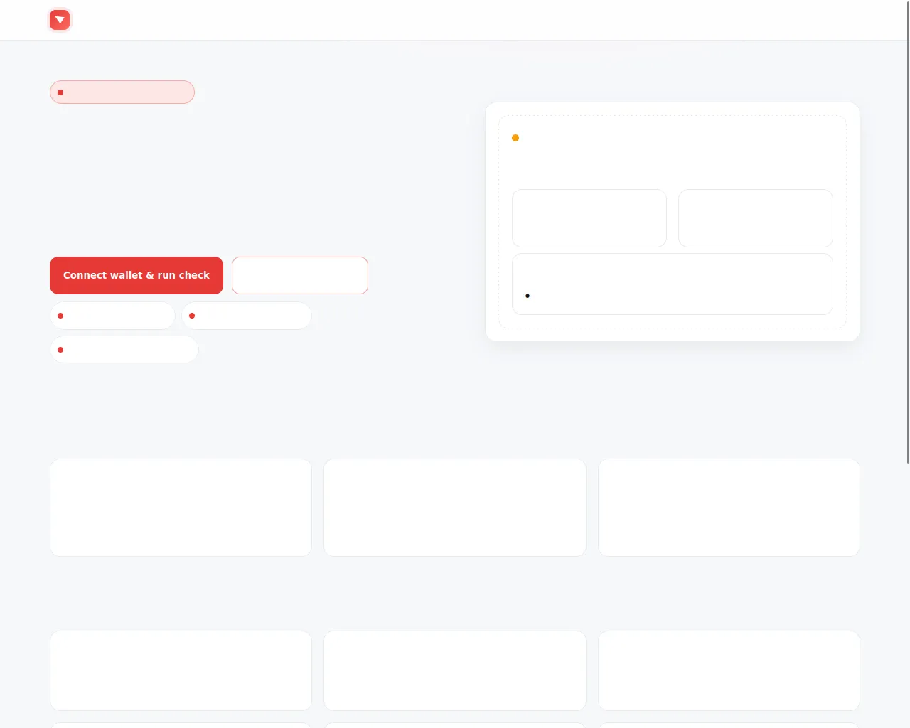 Screenshot of tronamlchecker.xyz