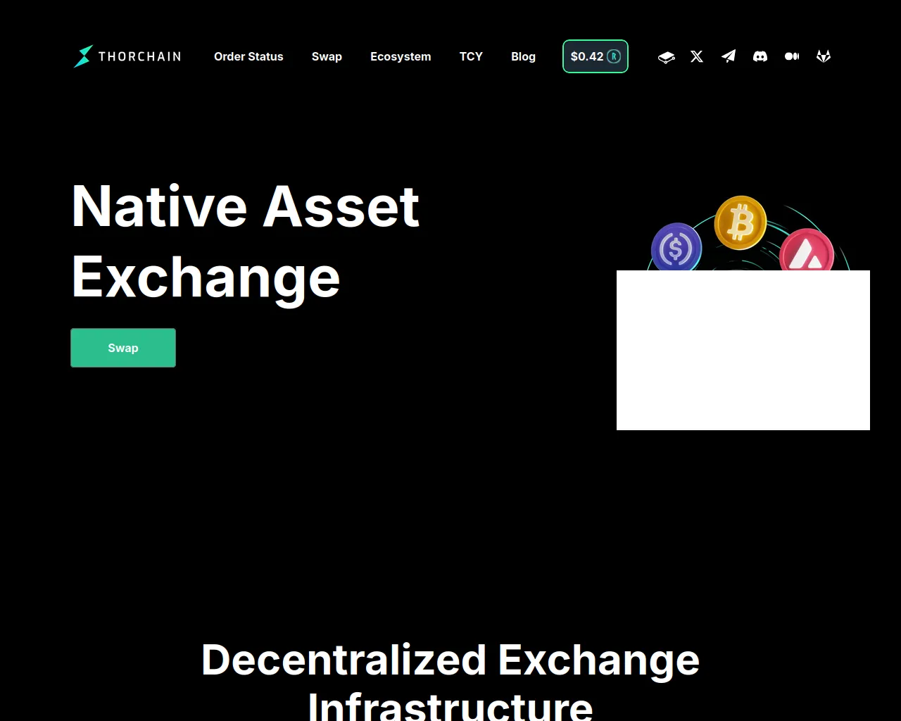Screenshot of rhorchain.org