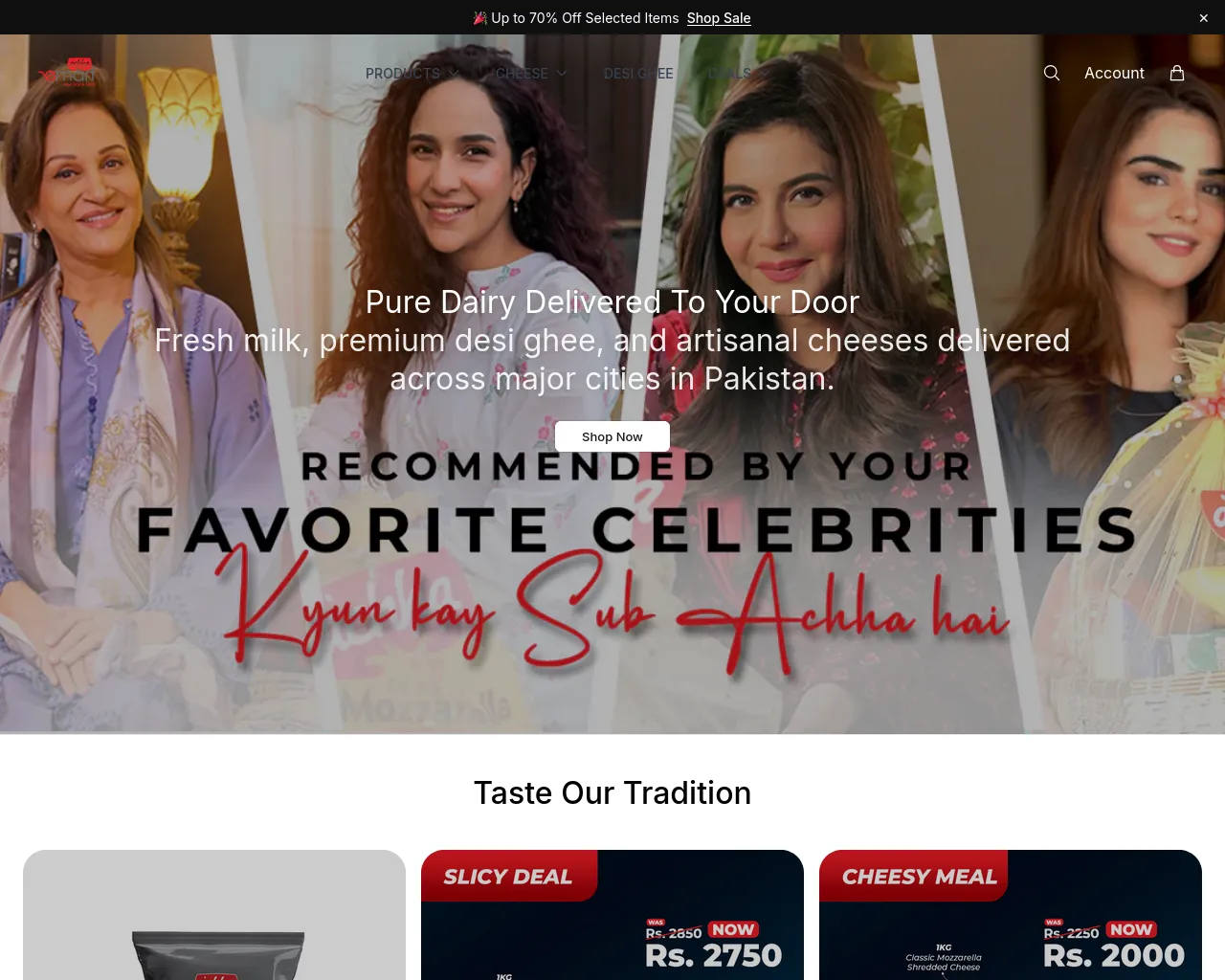 Screenshot of achhaly.shop