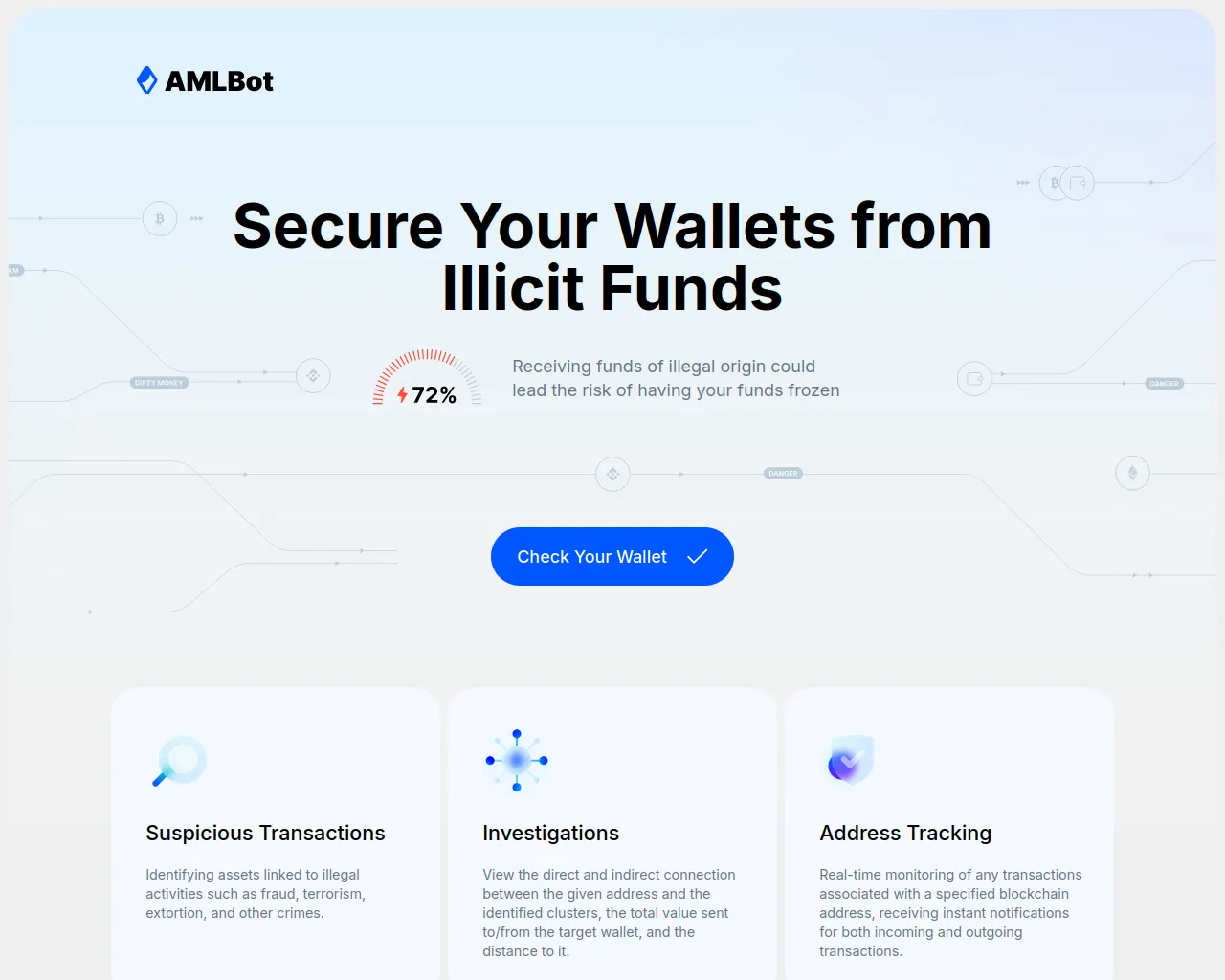 Screenshot of amlreviewbot.com