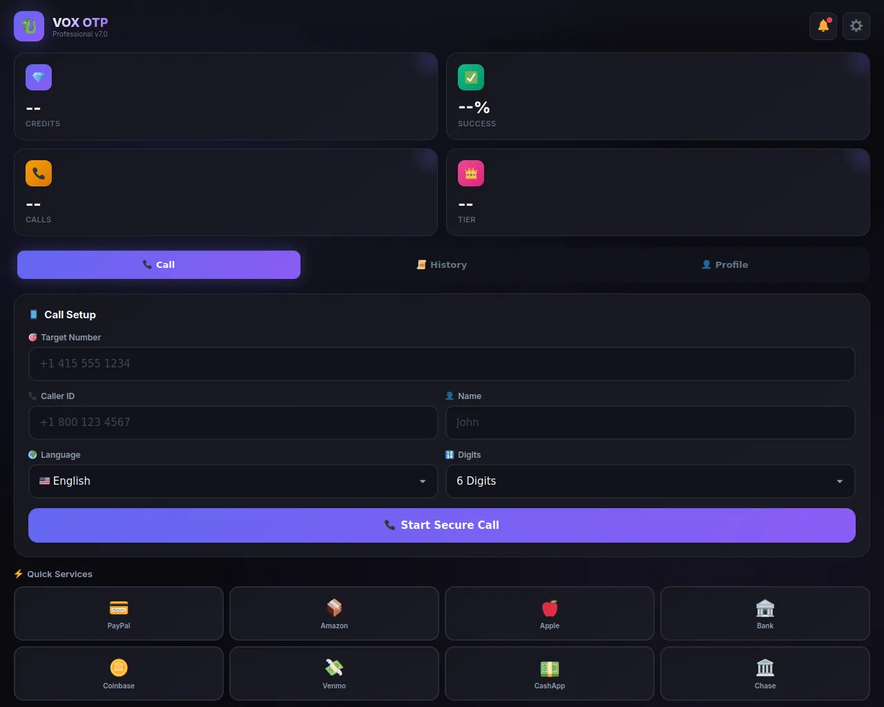 Screenshot of voxx-bot.org