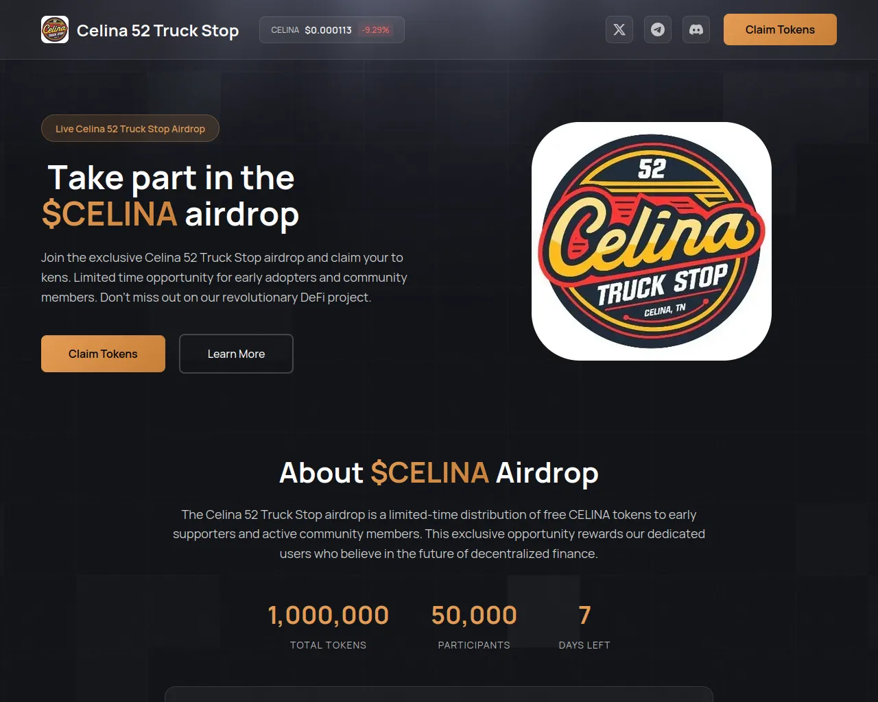 Screenshot of events-celina.fun