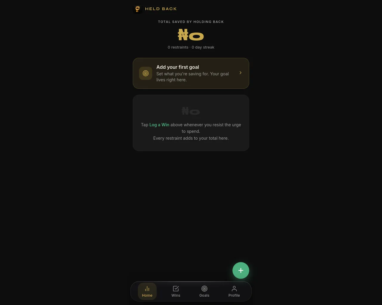 Screenshot of heldbackapp.top