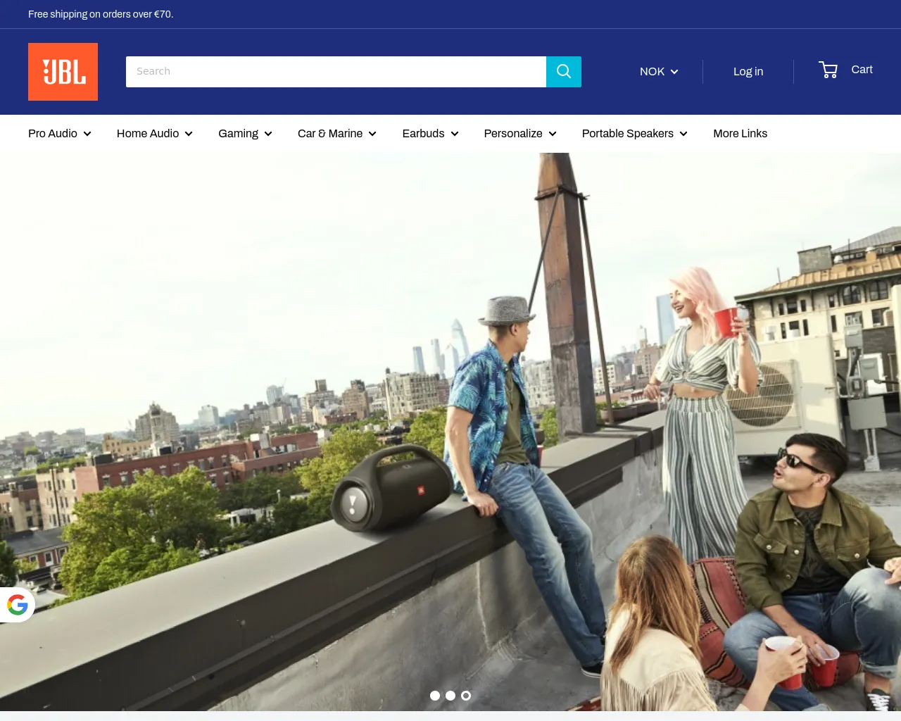 Screenshot of jbl-music.com