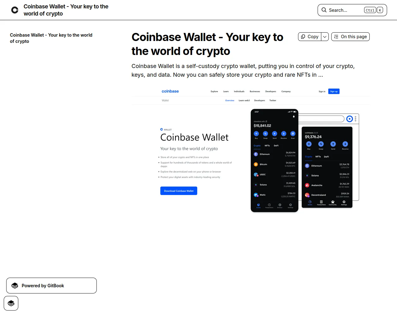 Screenshot of coinbscewallct.gitbook.io
