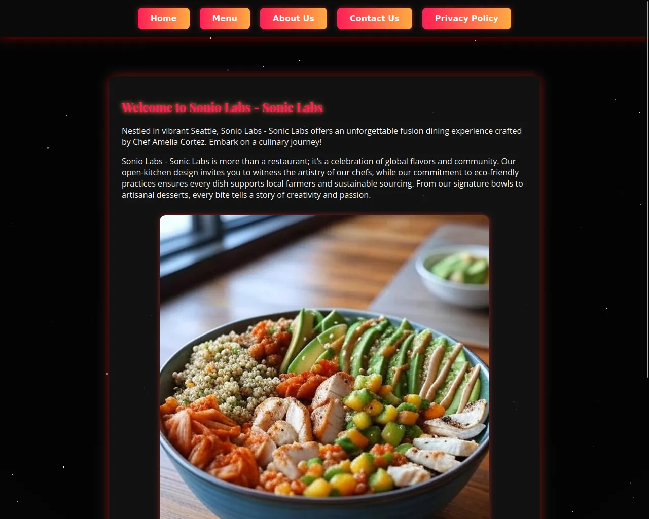 Screenshot of sonieclabz.com