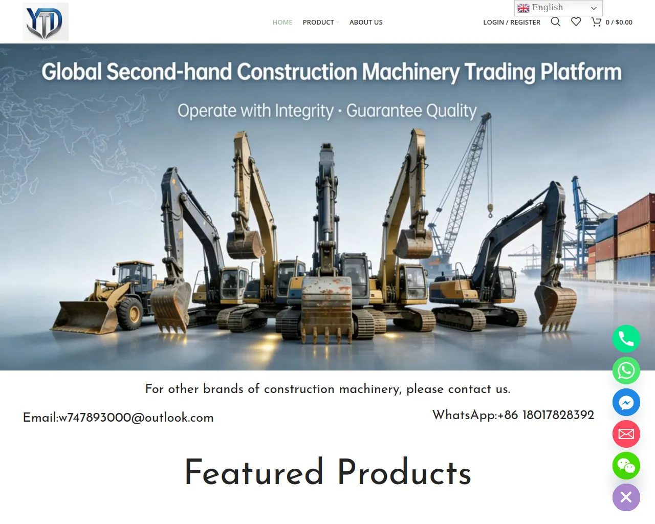 Screenshot of ytdexcavator.com