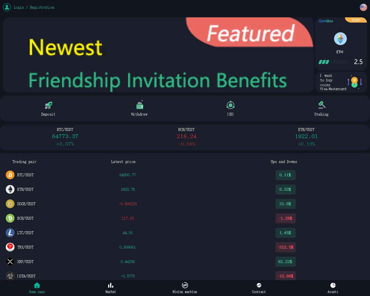 Screenshot of blockledger.top