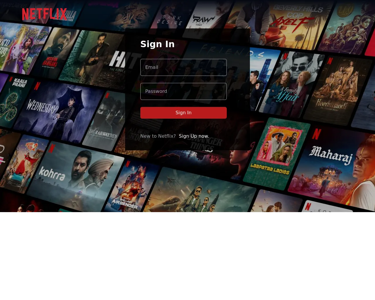 Screenshot of netflix-mu-one.vercel.app