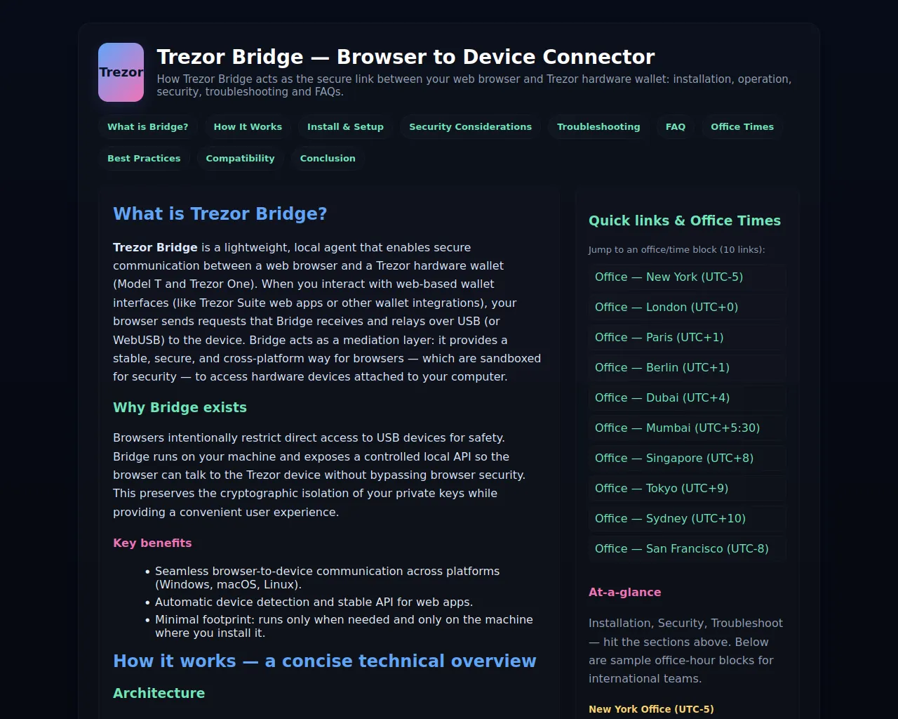 Screenshot of trezar--briidge.pages.dev
