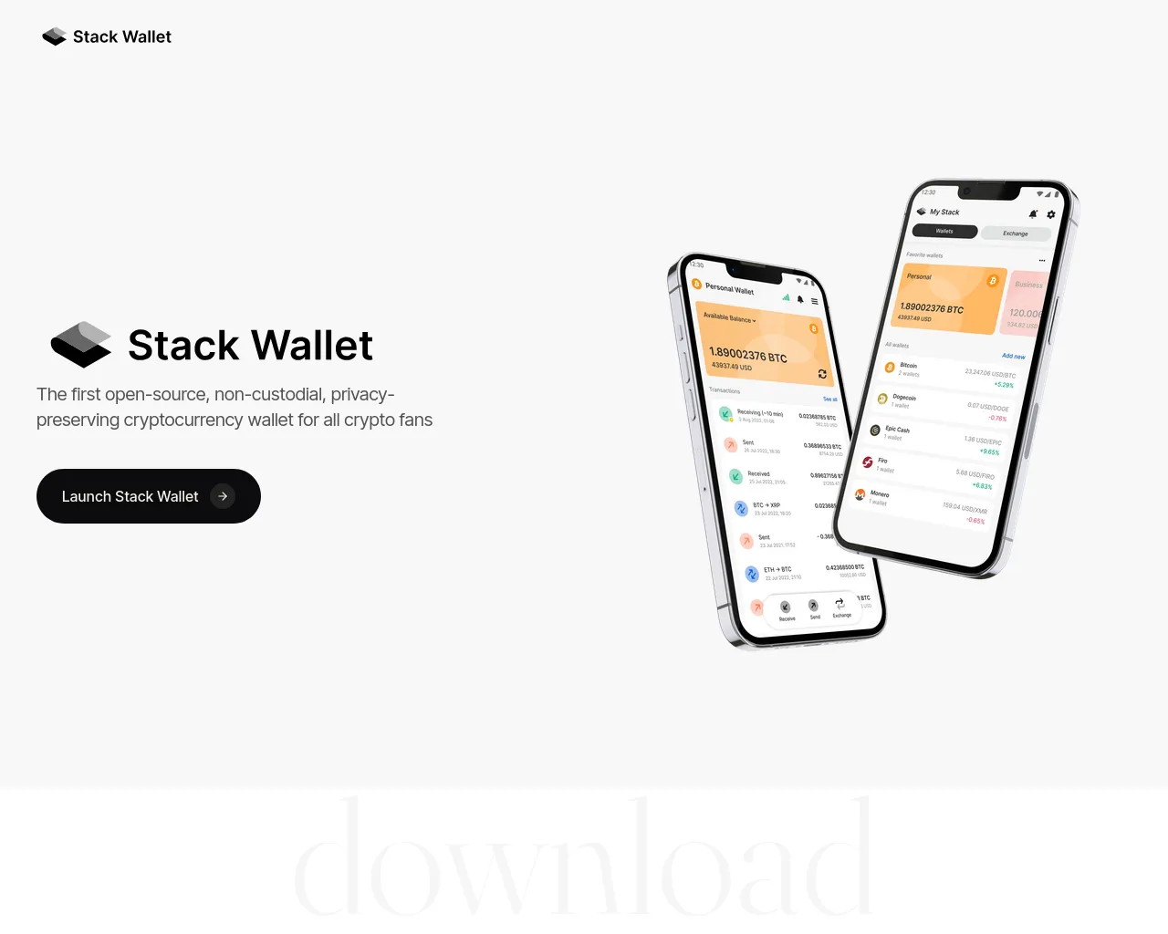 Screenshot of stackwallet.co